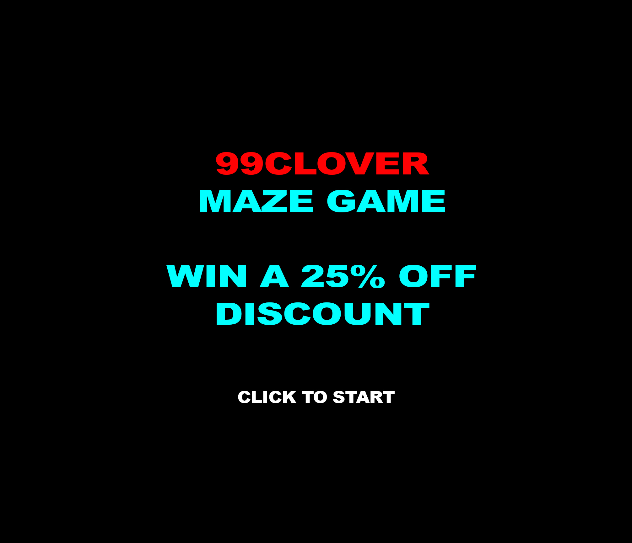 99CLOVER Maze Game